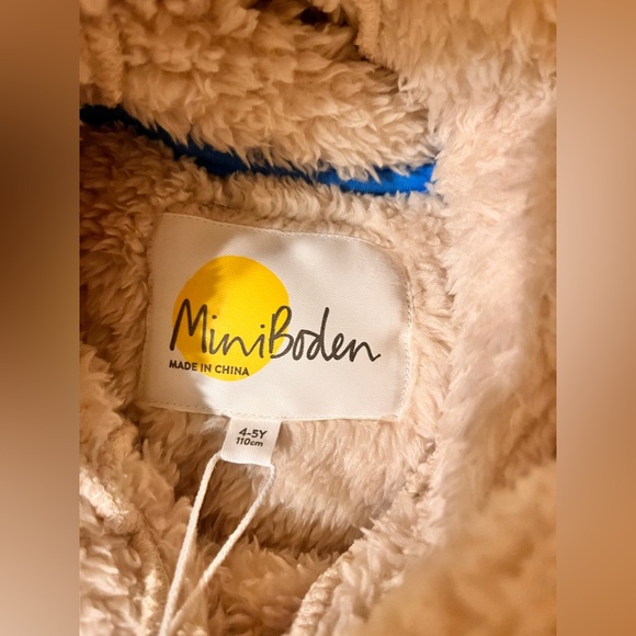 NWT mini boden deer sweatshirt with pockets - Picture 5 of 10